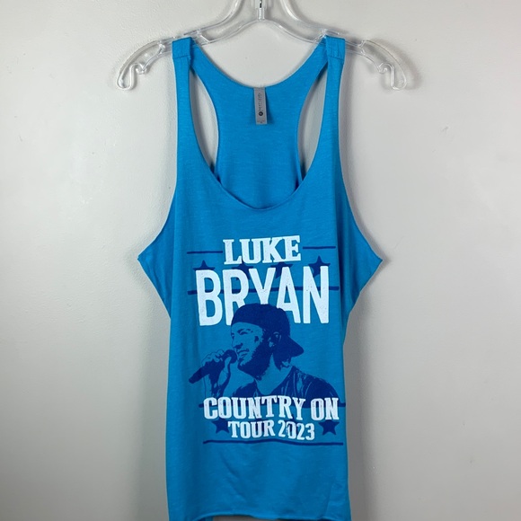 Next Level Apparel Tops - Luke Bryan Country On Tour 2023 Tank Top  NEW!